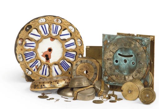 VARIOUS CLOCK PARTS