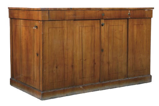 AN AUSTRIAN BIEDERMEIER CHERRYWOOOD SIDE CABINET