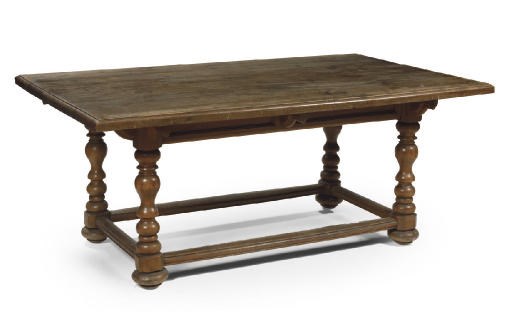 AN AUSTRIAN WALNUT CENTRE TABLE