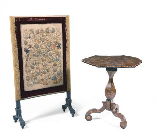 A DUTCH FRUITWOOD AND ROSEWOOD MARQUETRY CENTRE TABLE