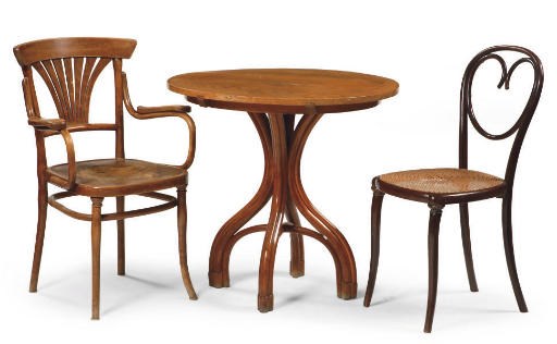 AN AUSTRIAN BEECHWOOD CHAIR, MODEL 6