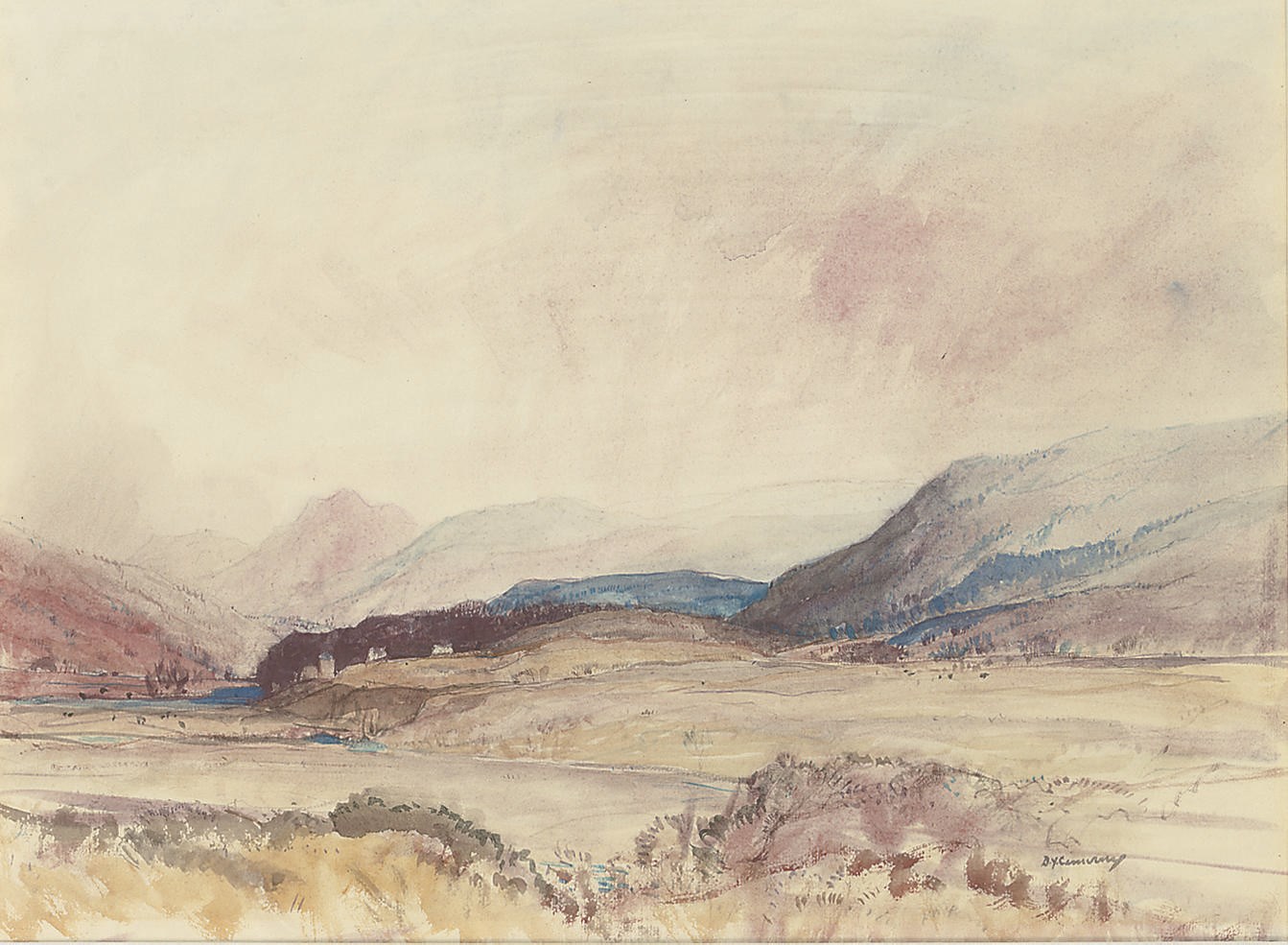 Sir David Young Cameron, R.A., R.S.A. (1865-1945)