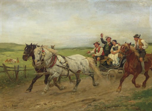 Julius von Blaas (Austrian, 1845-1923)