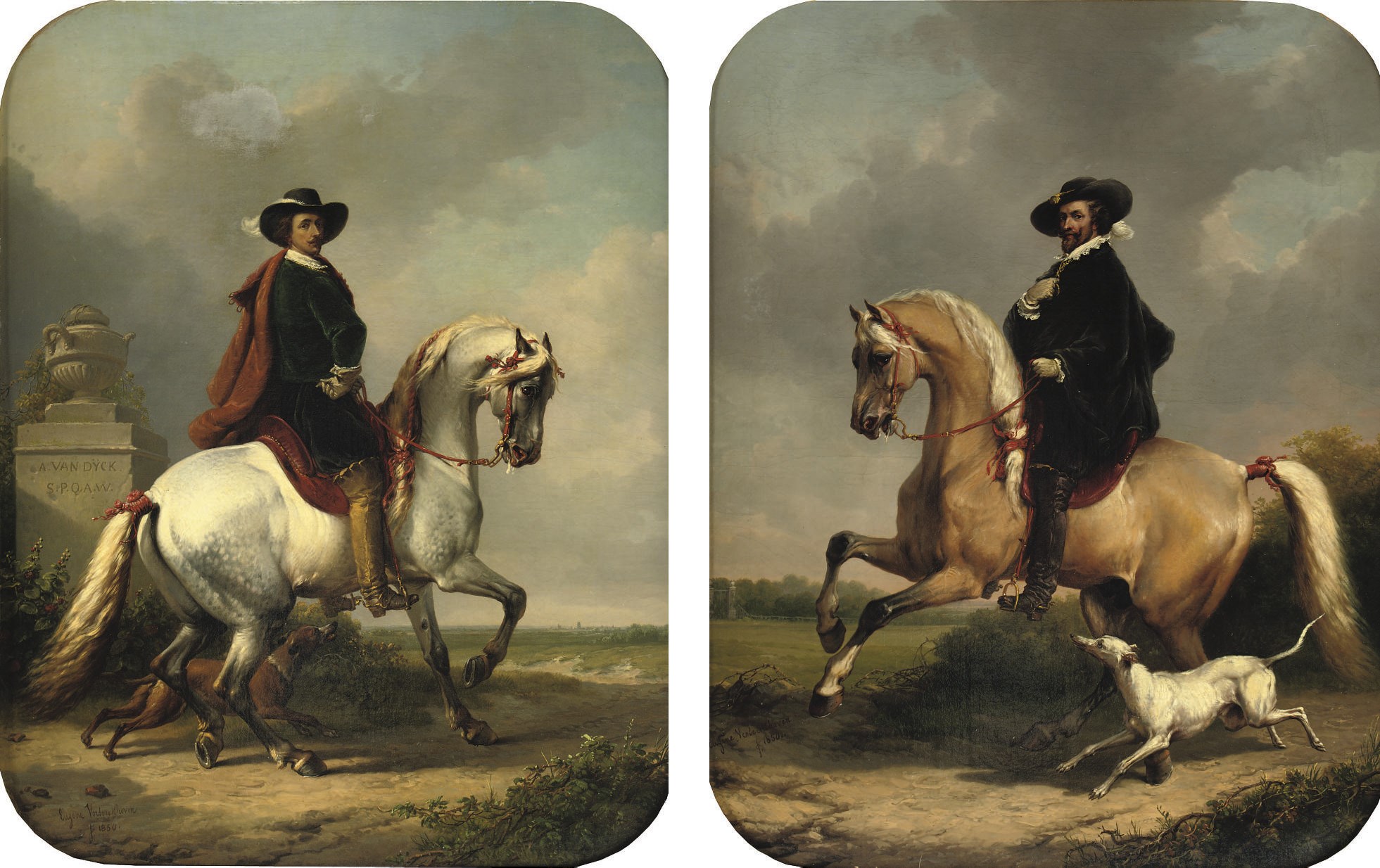 Eugene Joseph Verboeckhoven (Belgian, 1798-1881)