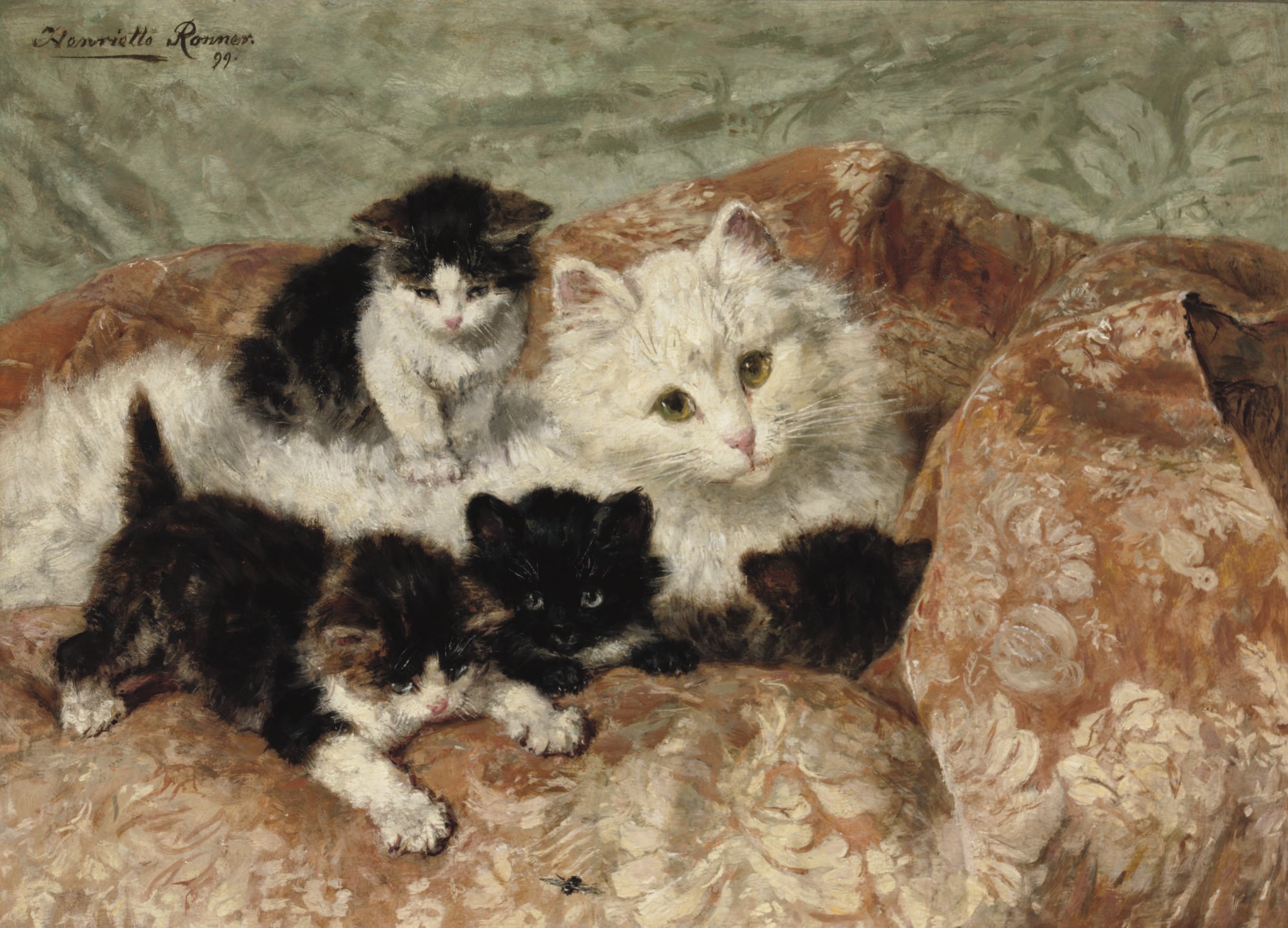 Henriette Ronner (Dutch, 1821-1909)