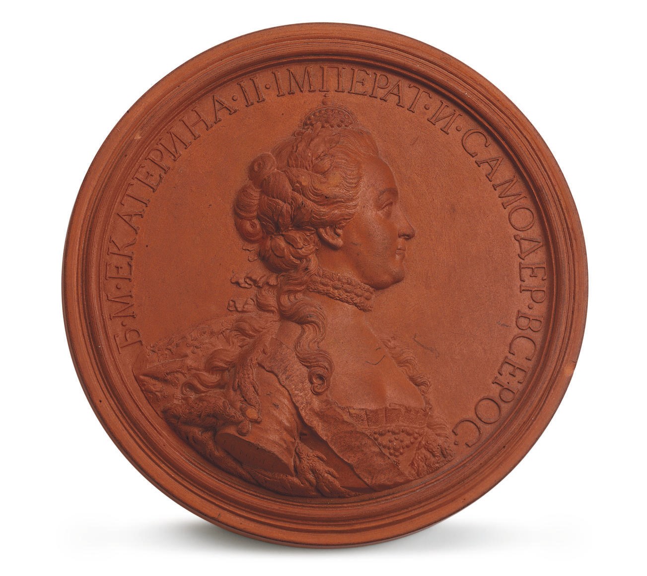 A Terracotta Medallion of Catherine II