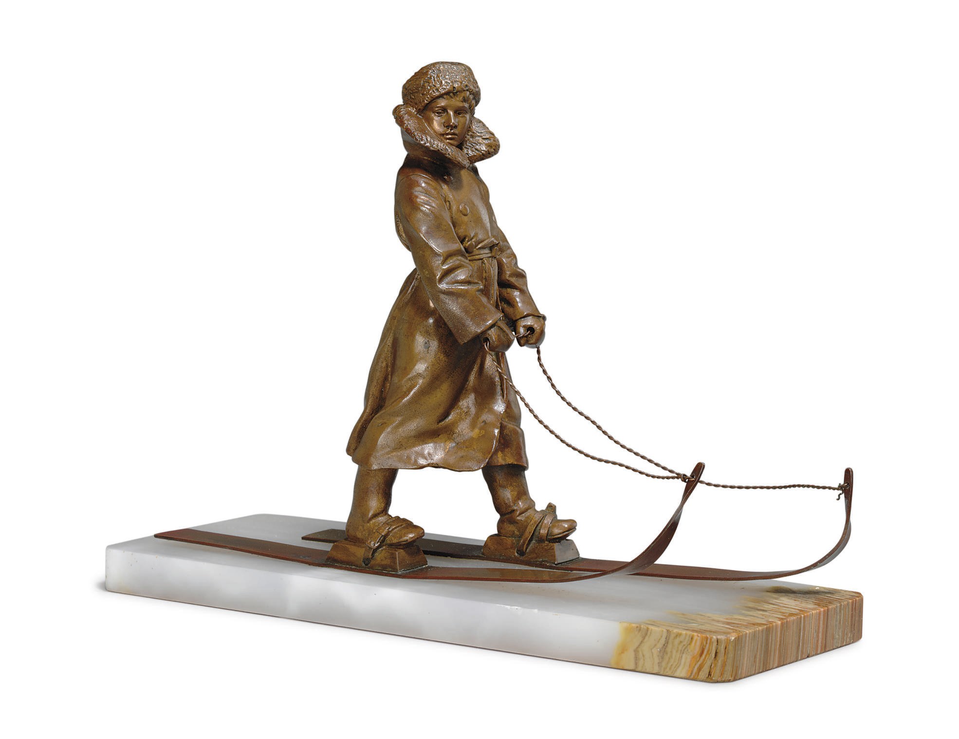 A Bronze Figure of Tsarevich Aleksei Nikolaevich