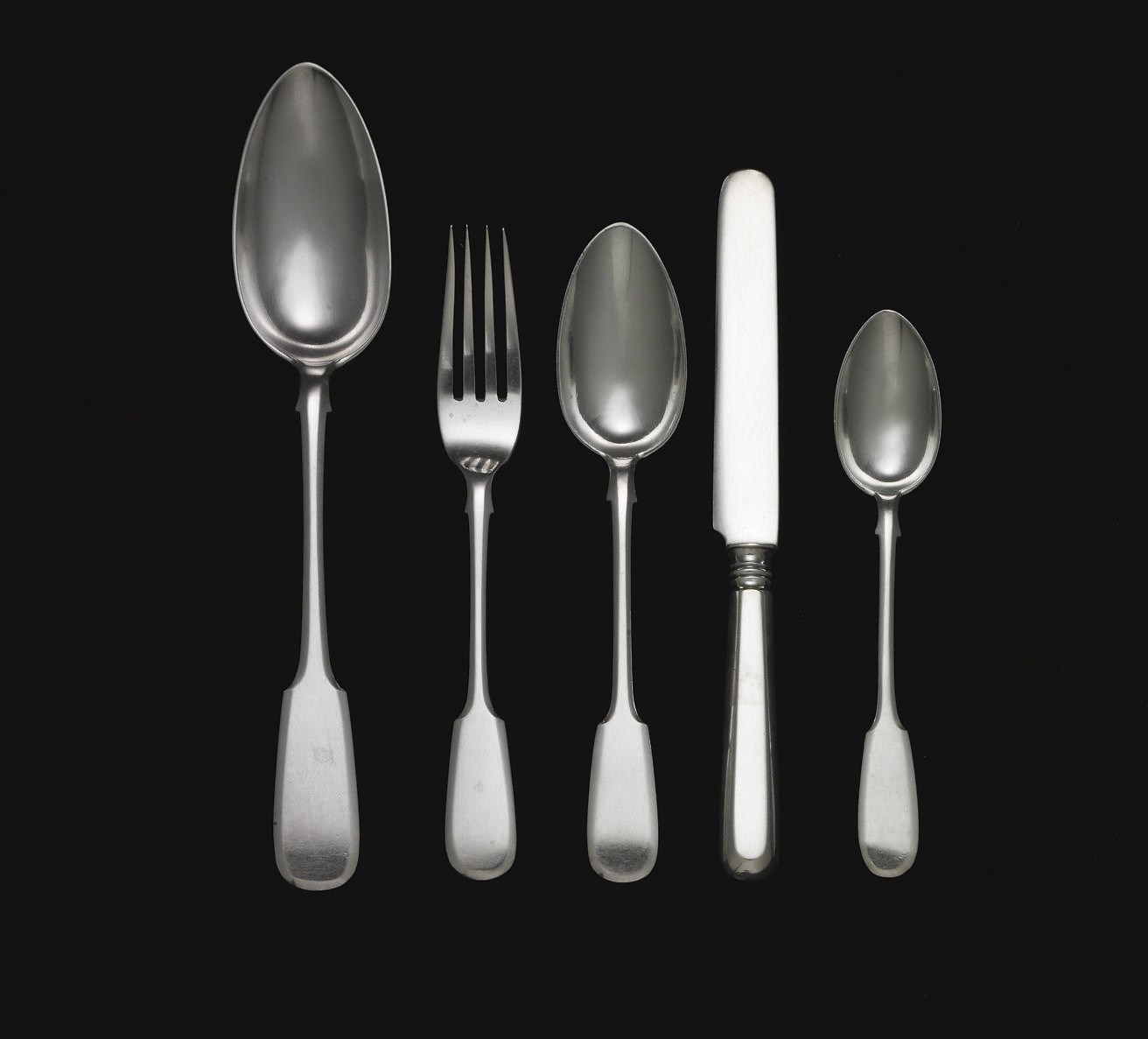 A Silver Flatware Service