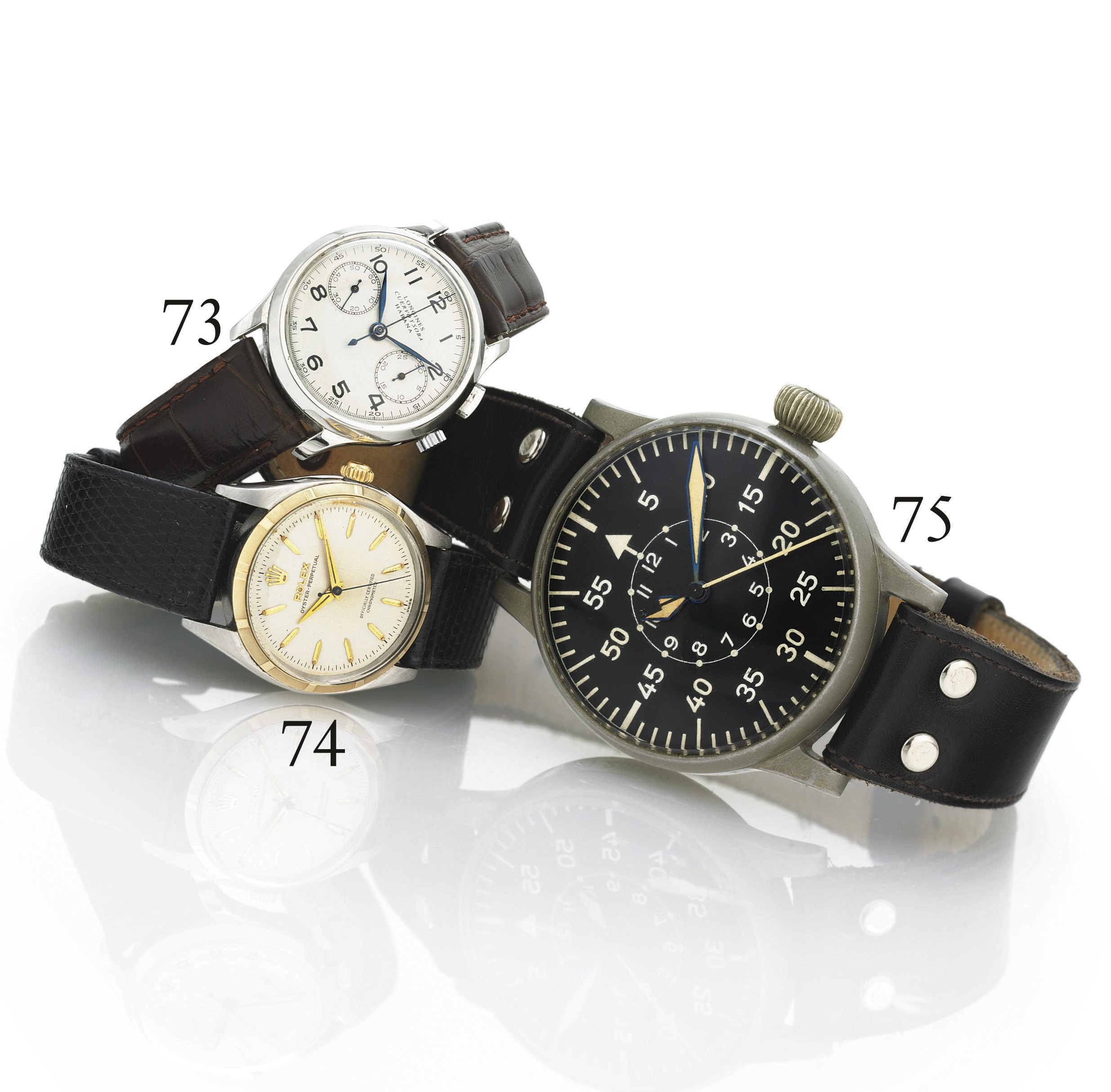 LONGINES. A STAINLESS STEEL SINGLE-BUTTON CHRONOGRAPH WRISTWATCH