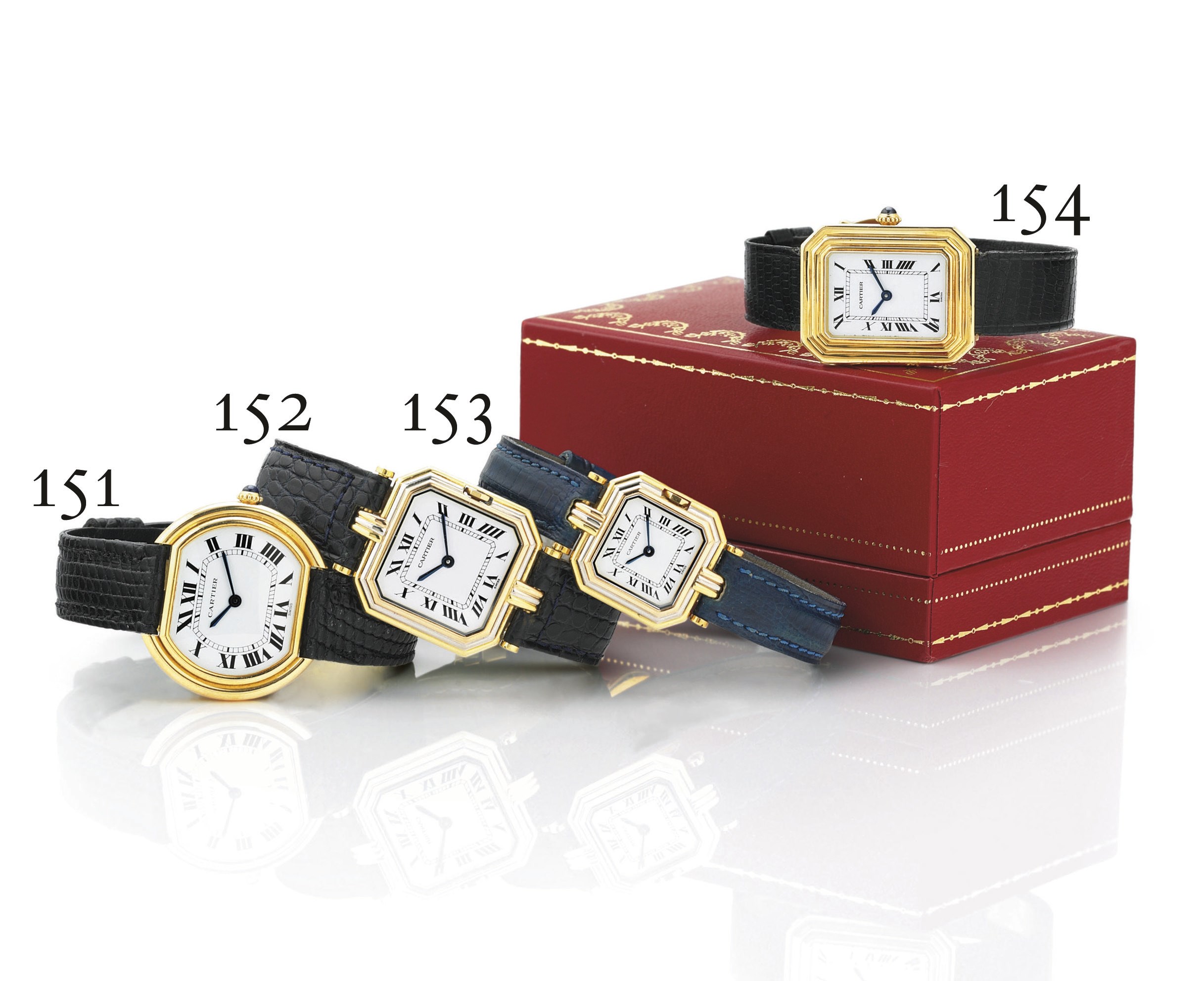 CARTIER. A LADY'S 18K GOLD THREE-COLOR GOLD SQUARE WRISTWATCH