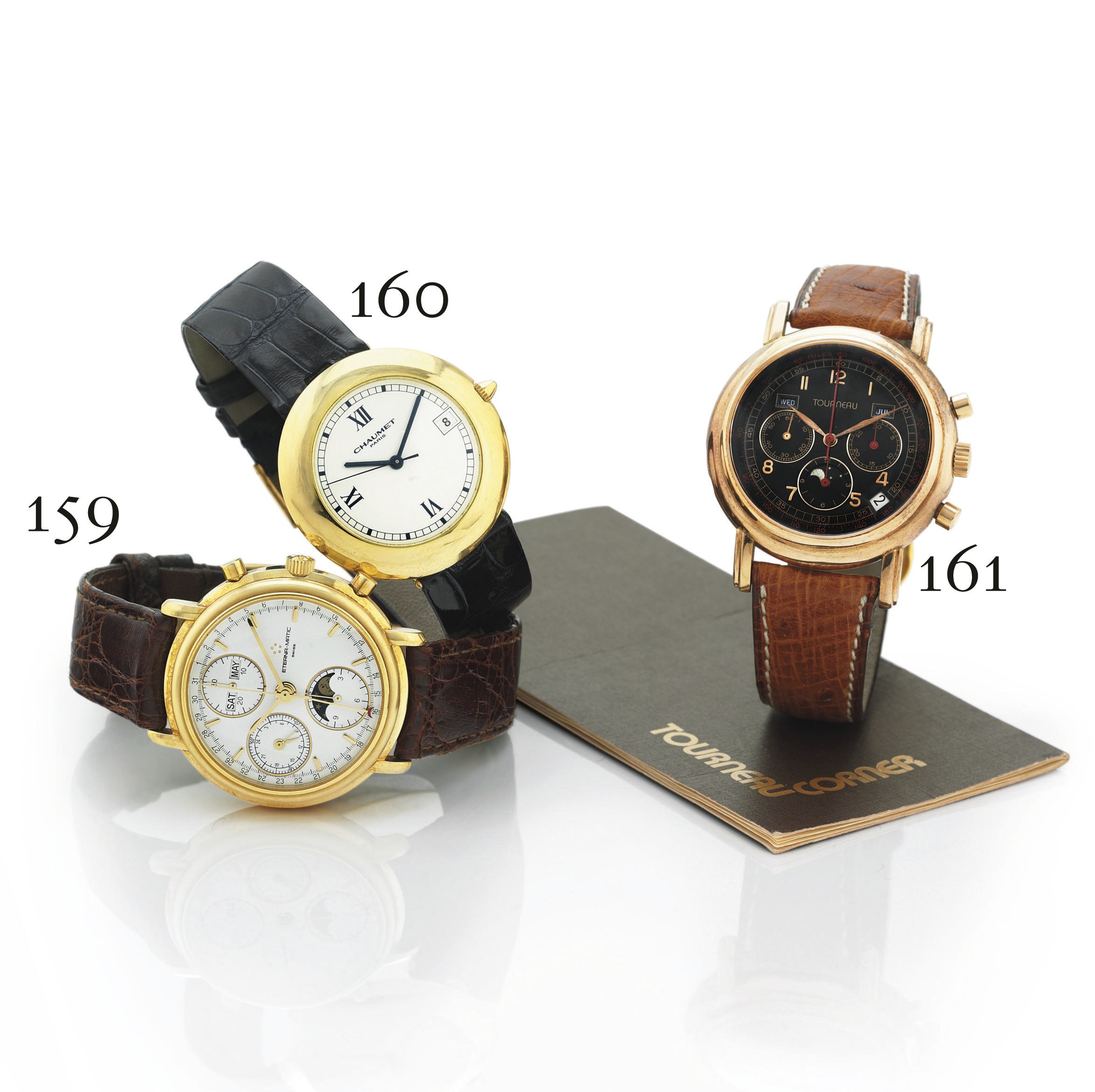 CHAUMET. AN 18K GOLD AUTOMATIC WRISTWATCH WITH CENTER SECONDS AND DATE