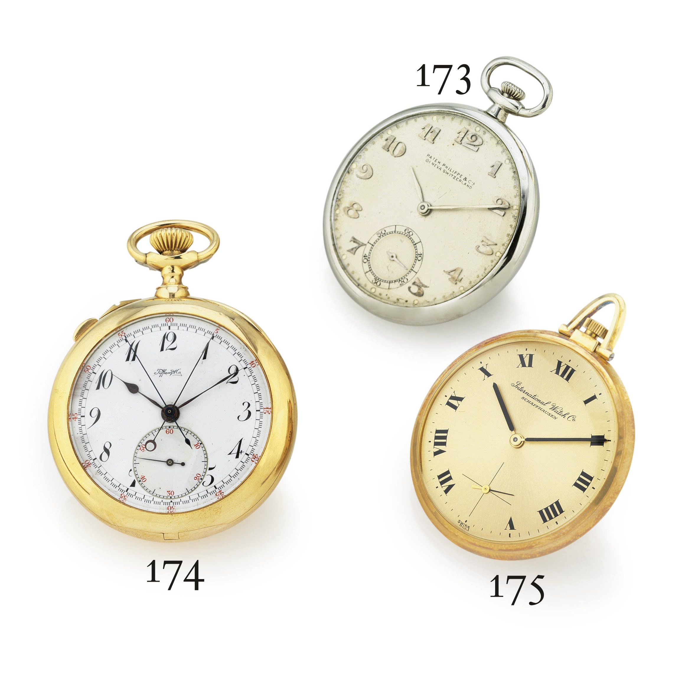 SWISS. AN 18K GOLD OPENFACE SPLIT SECONDS CHRONOGRAPH KEYLESS LEVER POCKET WATCH