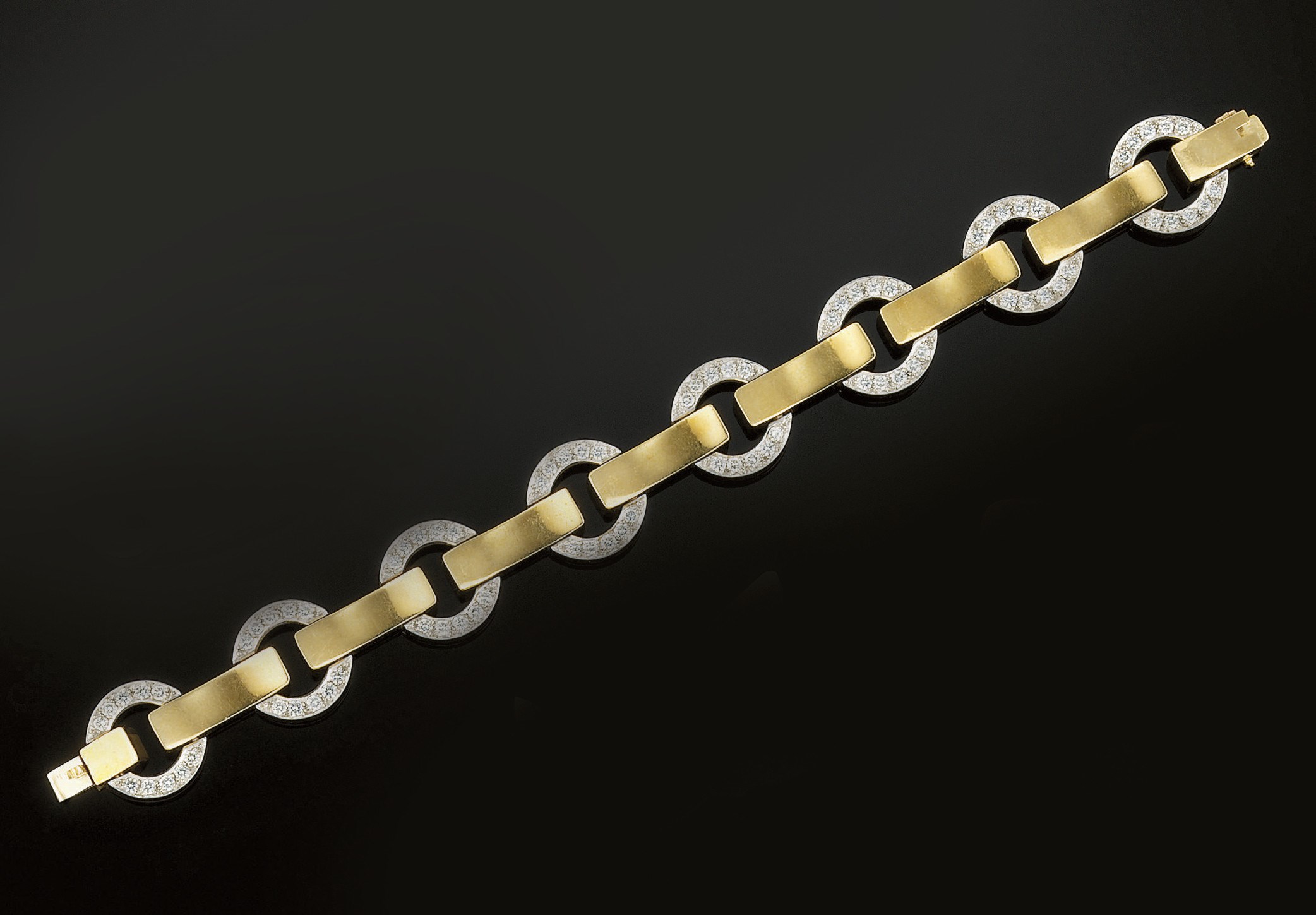 A diamond bracelet, by Birks