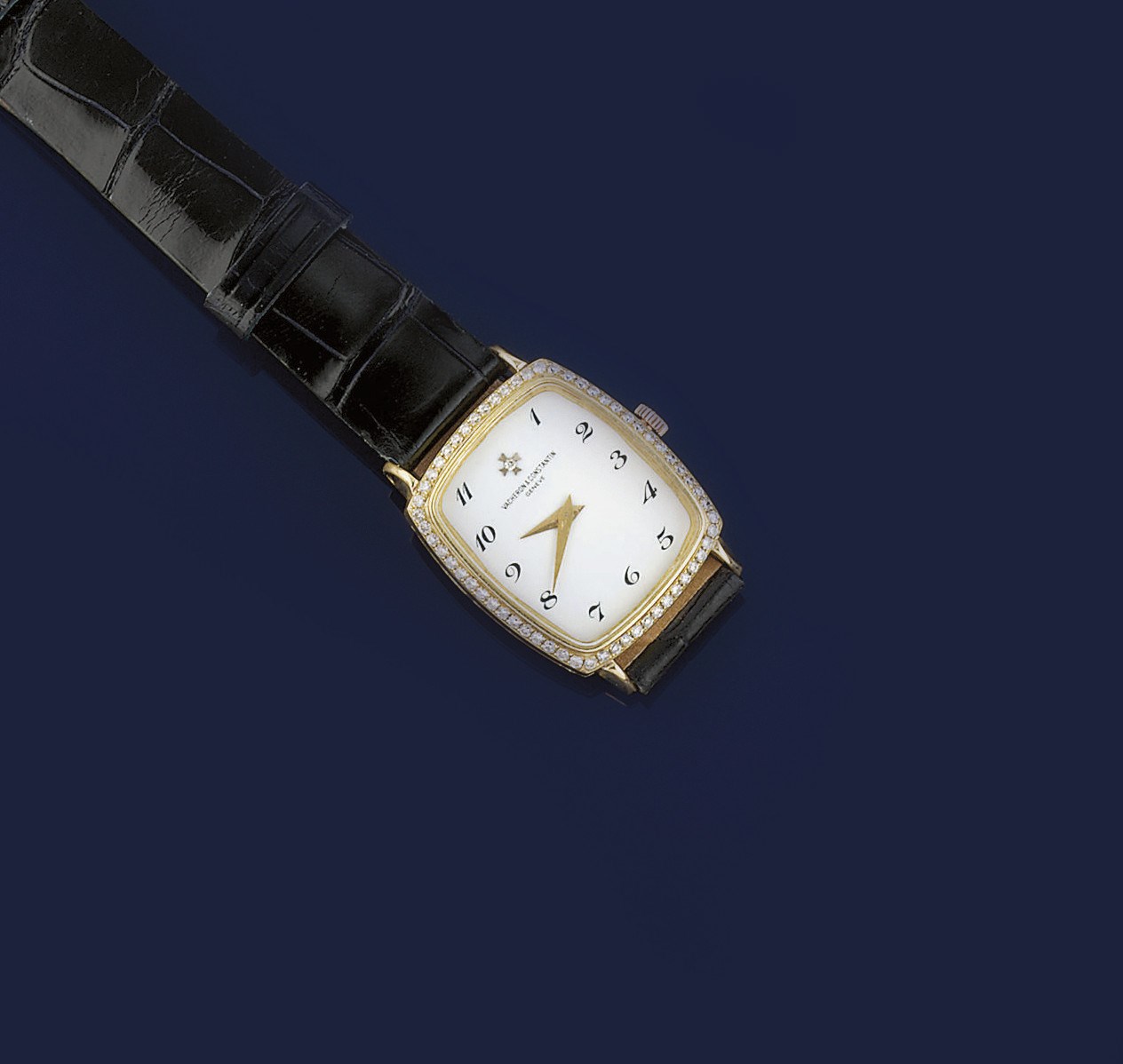 A LADY'S DIAMOND SET WRISTATCH, BY VACHERON & CONSTANTIN