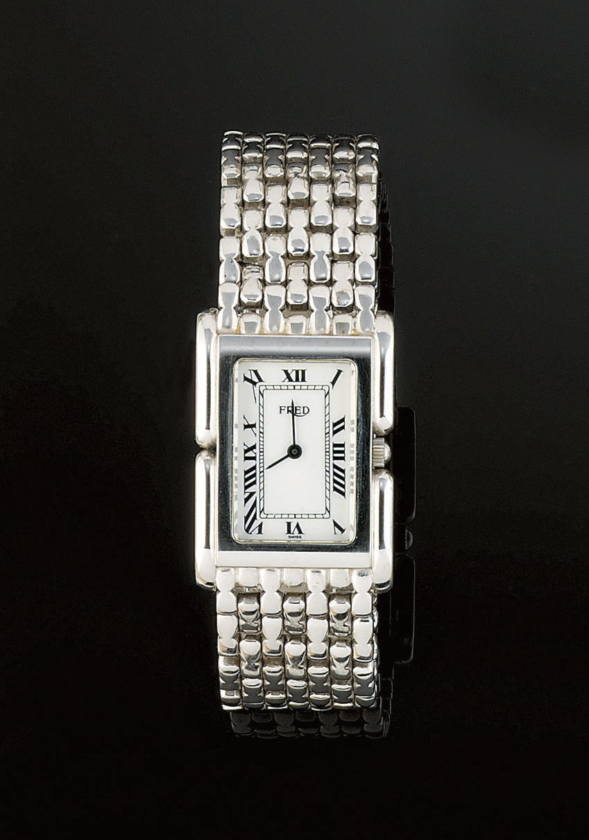 A QUARTZ WRISTWATCH, BY FRED
