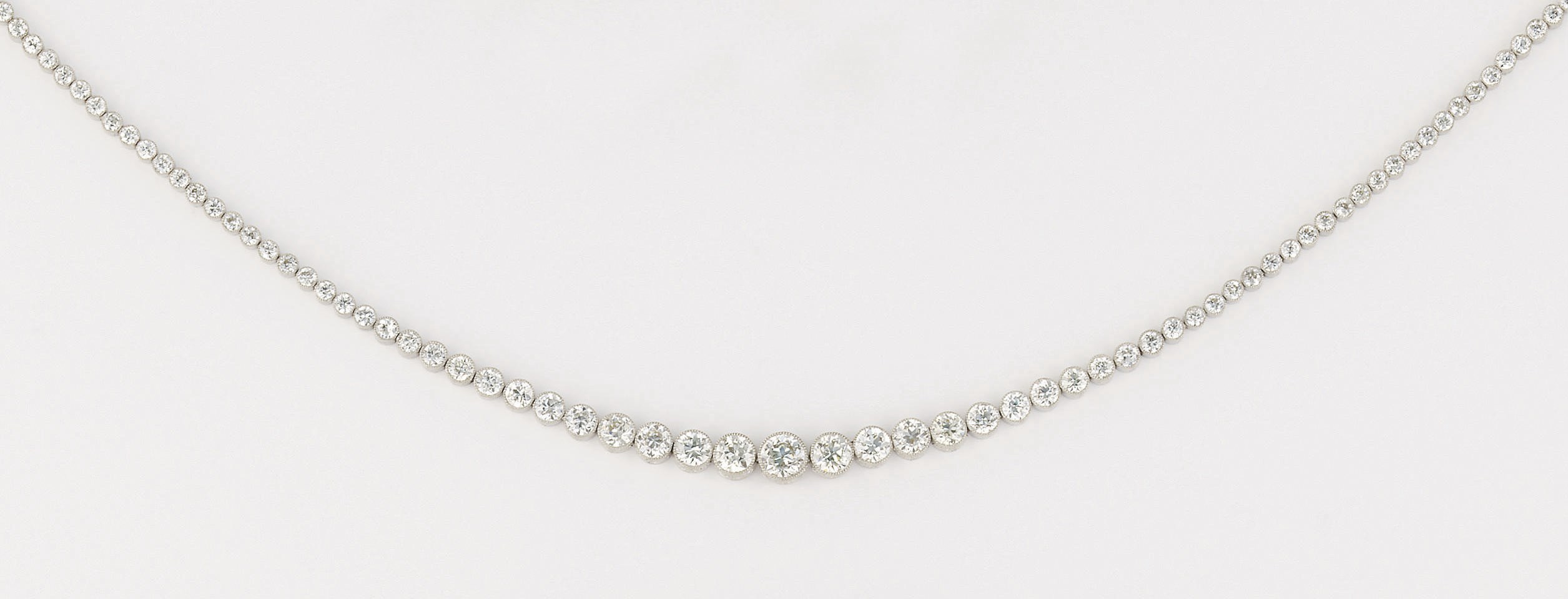 An Edwardian diamond tiara/necklace