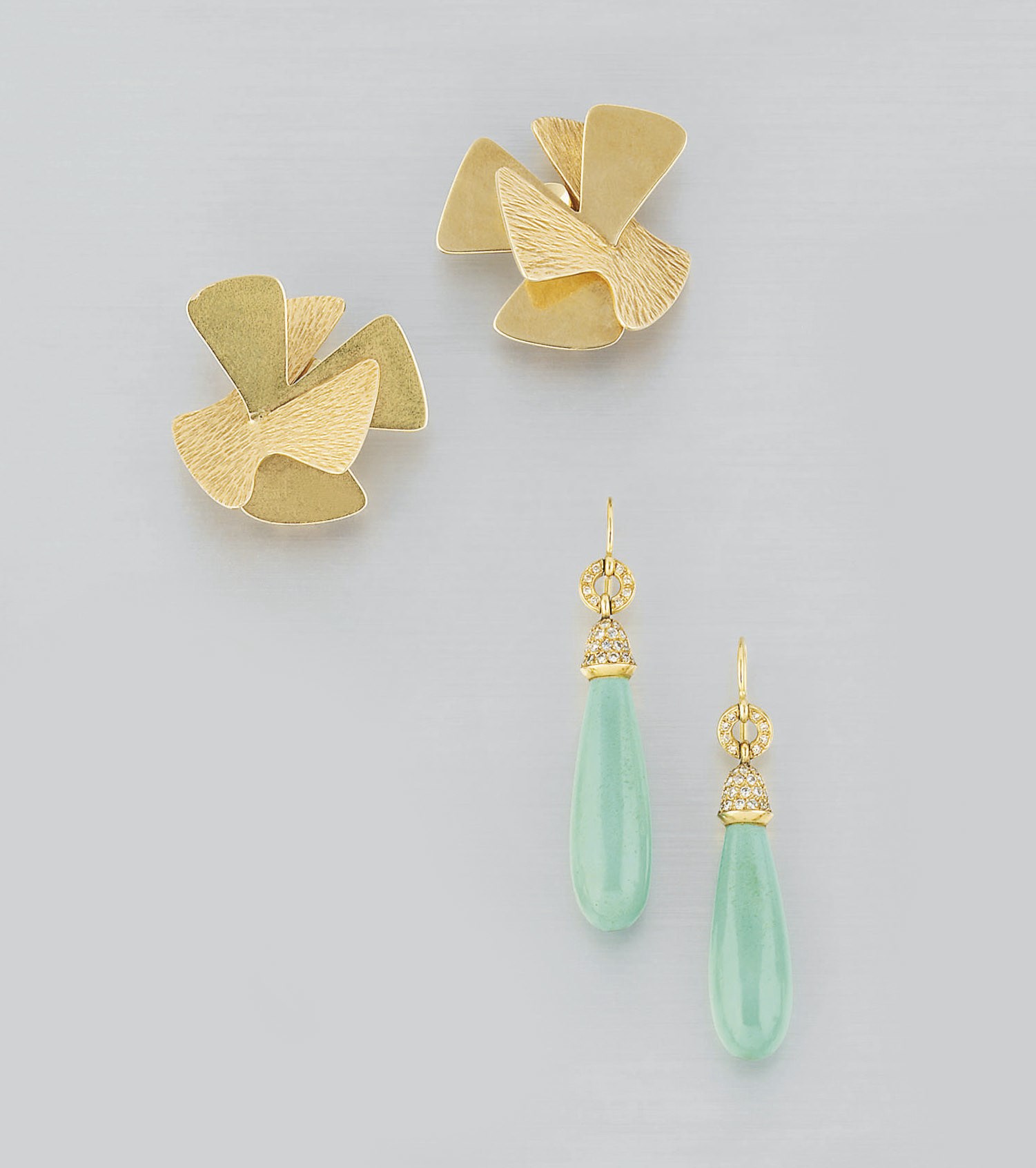 Two pairs of earrings