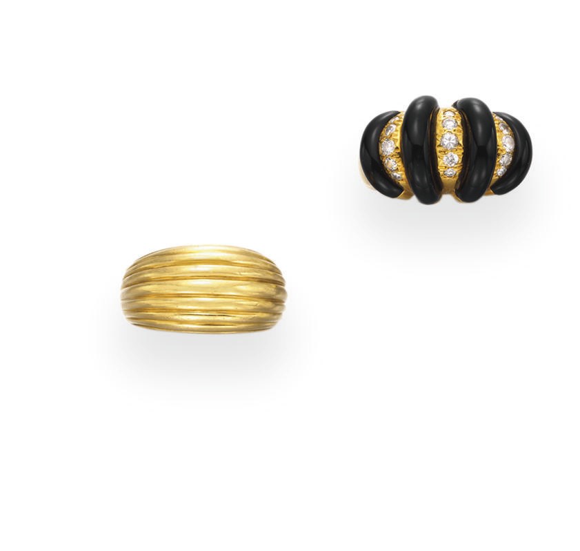 A GROUP OF TWO RINGS
