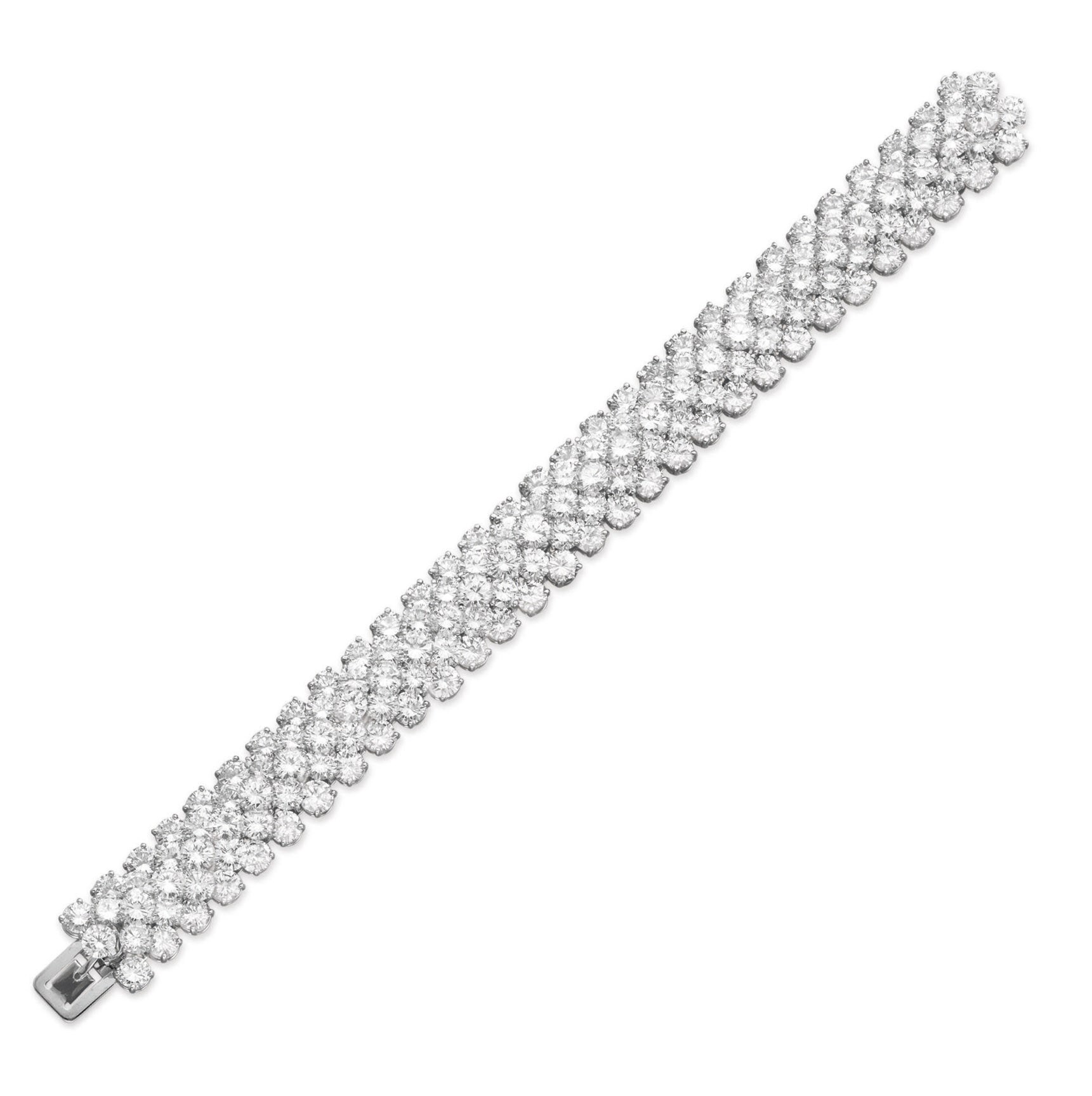 A DIAMOND BRACELET, BY VAN CLEEF & ARPELS