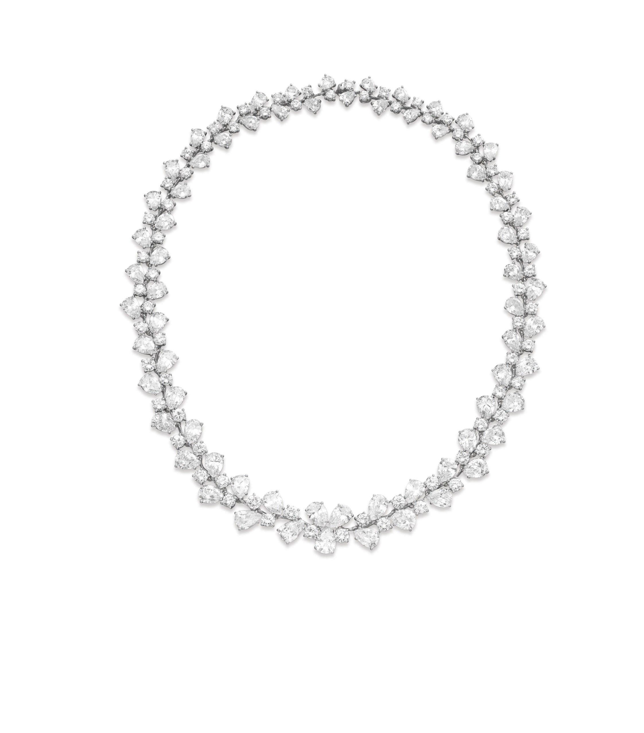 A DIAMOND NECKLACE, BY VAN CLEEF & ARPELS