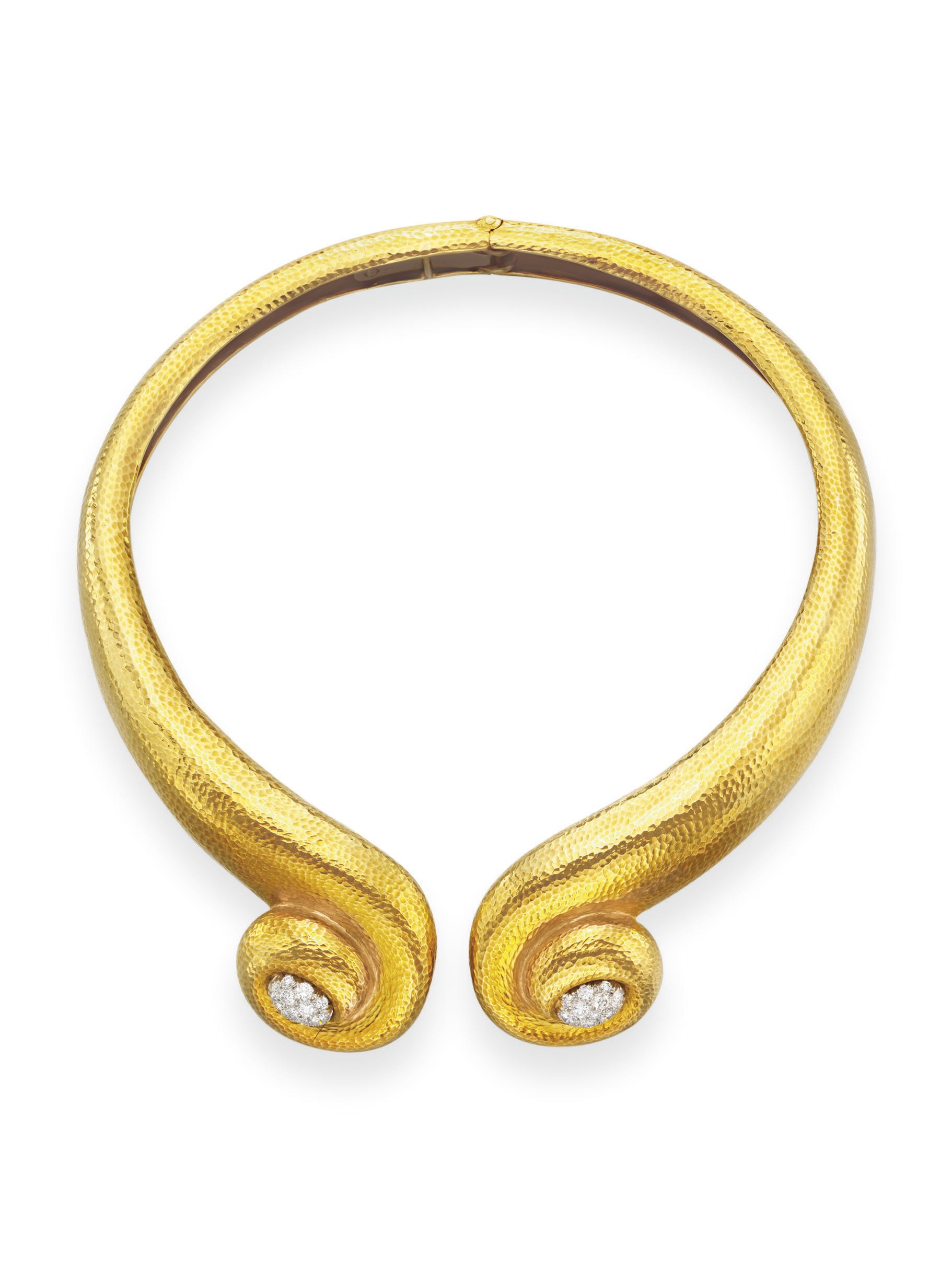A DIAMOND AND GOLD NECKLACE, BY DAVID WEBB