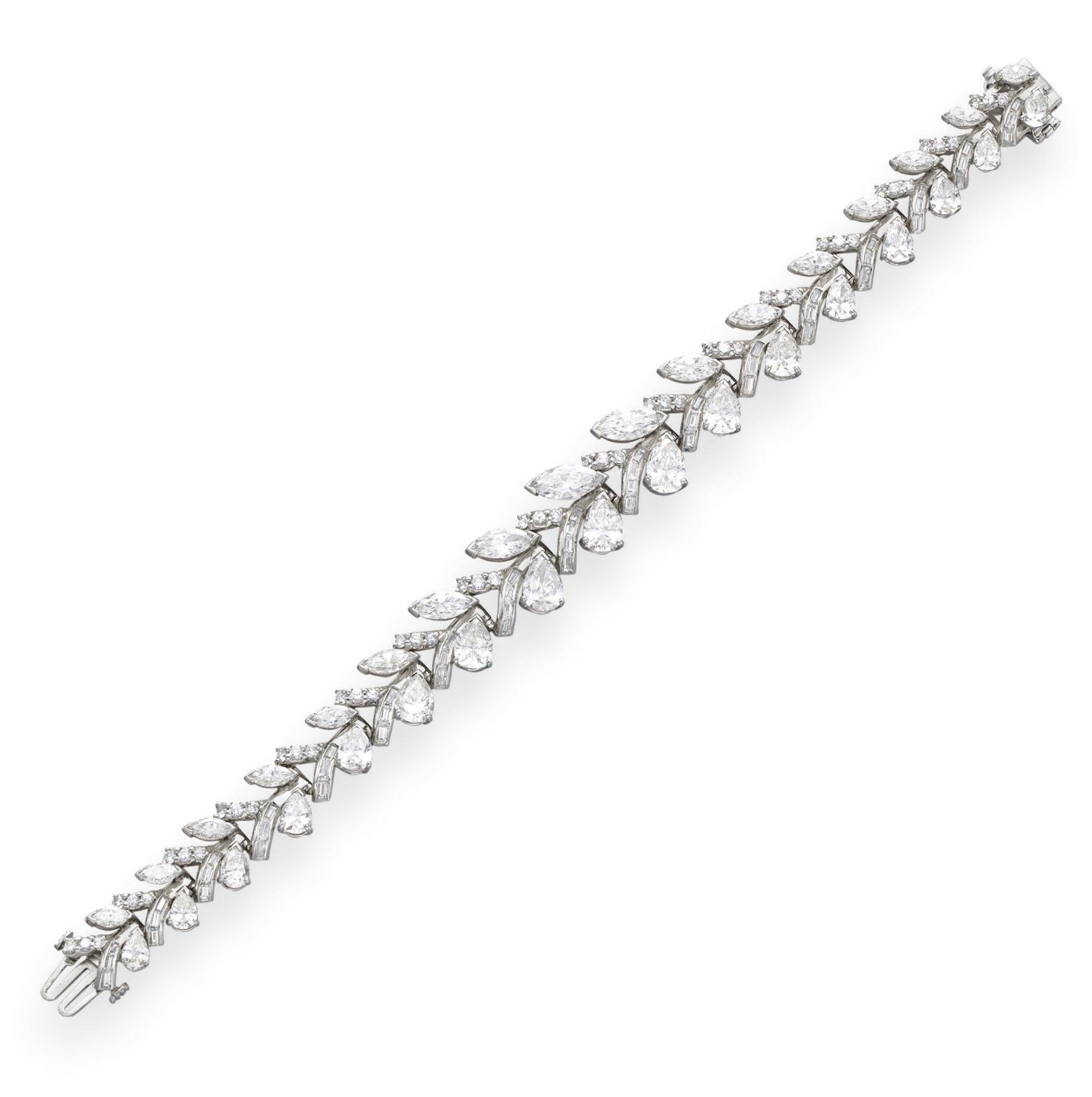 A DIAMOND BRACELET, BY VAN CLEEF & ARPELS