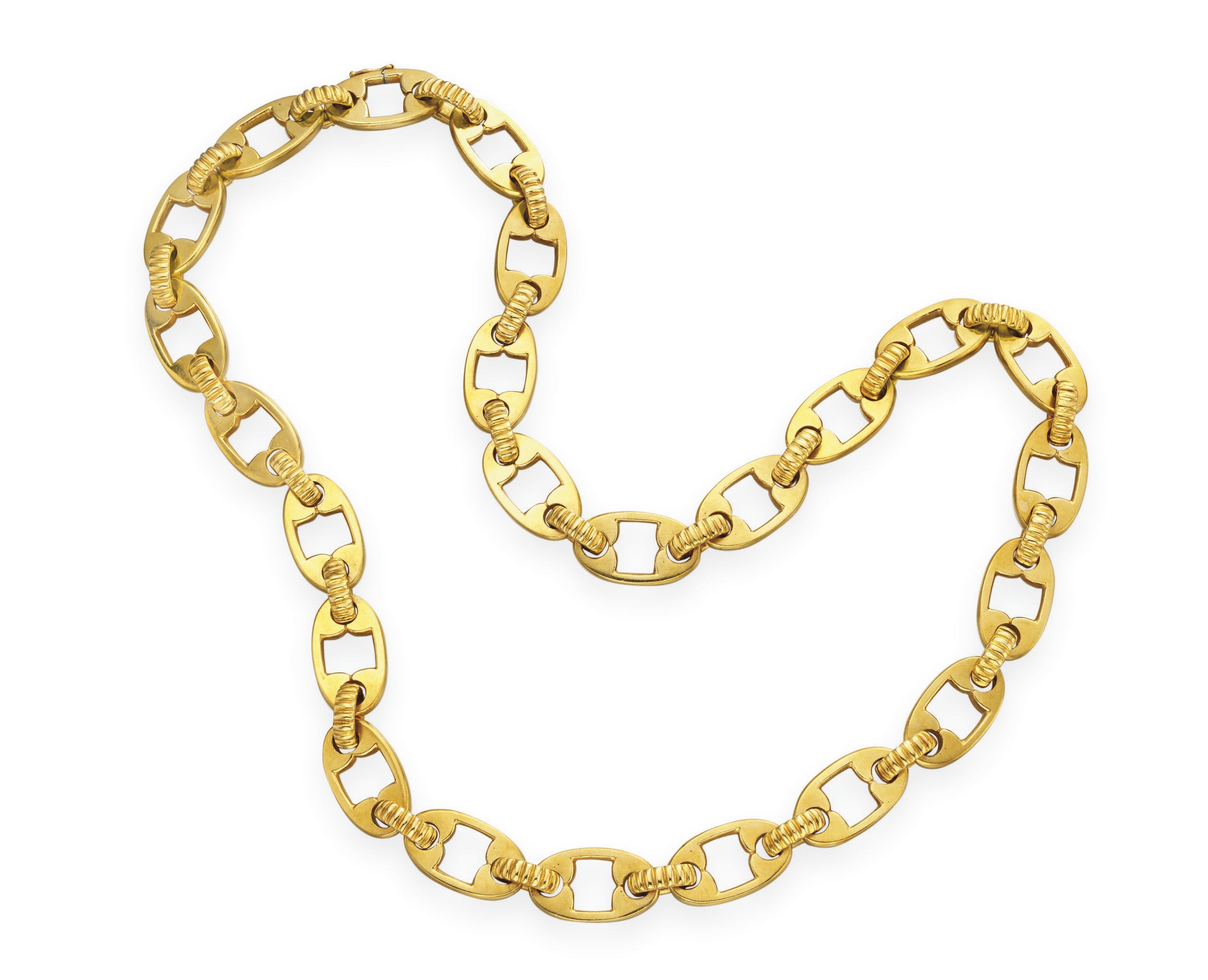 A GOLD NECKCHAIN, BY BULGARI