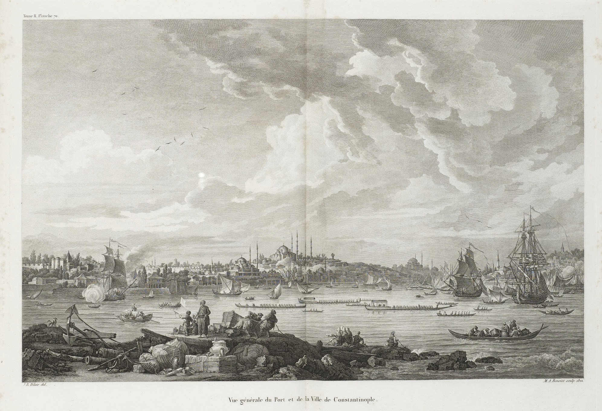 [CHOISEUL-GOUFFIER, Marie-Gabriel-Florent-Auguste, comte de (1752-1817).] Voyage pittoresque de la Grèce. Paris: J. J. Blaise, 1782-1822.