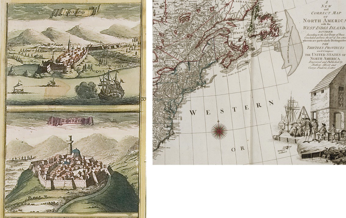 LOTTER, Matthias Albrecht & Georg Friedrich, et d'autres cartographes. Atlas composite de 82 cartes, plans et vues, gravées par les frères Lotter, Homann. Augsbourg: 1736-1801.