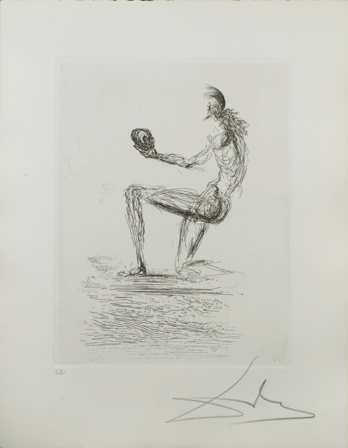 [DALI] -- LAUTRÉAMONT, Isidore Ducasse, dit le comte de (1846-1870). Les Chants de Maldoror. Eaux-fortes originales de Salvador Dali. Genève: Graphik Europa Anstalt, 1975.