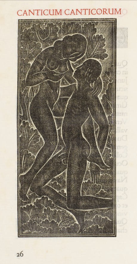 [GILL] -- Canticum Canticorum Salomonis quod hebraice dicitur Sir Hasirim. Weimar: Cranach Presse, avril-mai 1931.