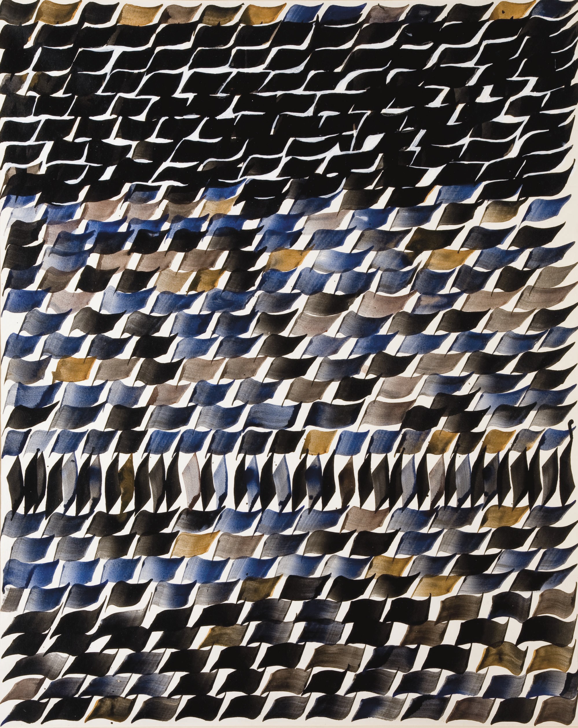 Charles Hossein Zenderoudi (Iranian, B. 1937)