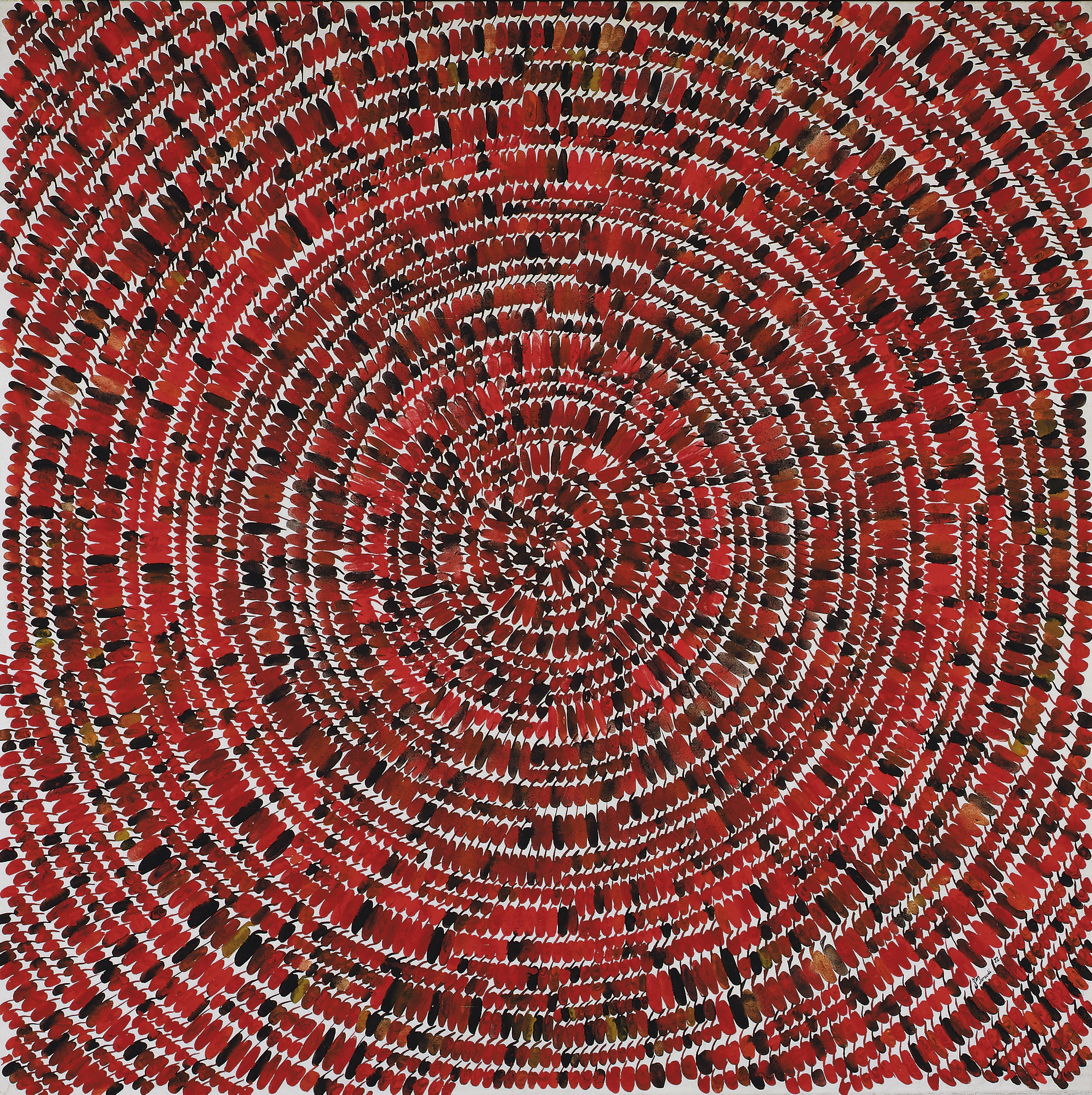 Charles Hossein Zenderoudi (Iranian, b. 1937)