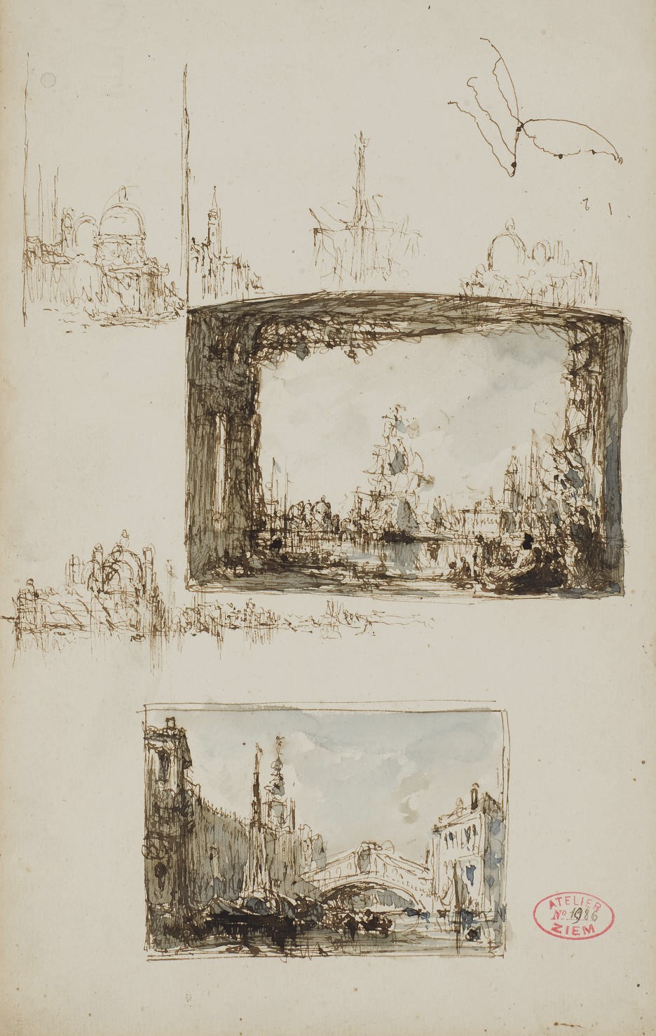 FELIX-FRANCOIS-PHILIBERT-GEORGES ZIEM (BEAUNE 1821-1911 PARIS)