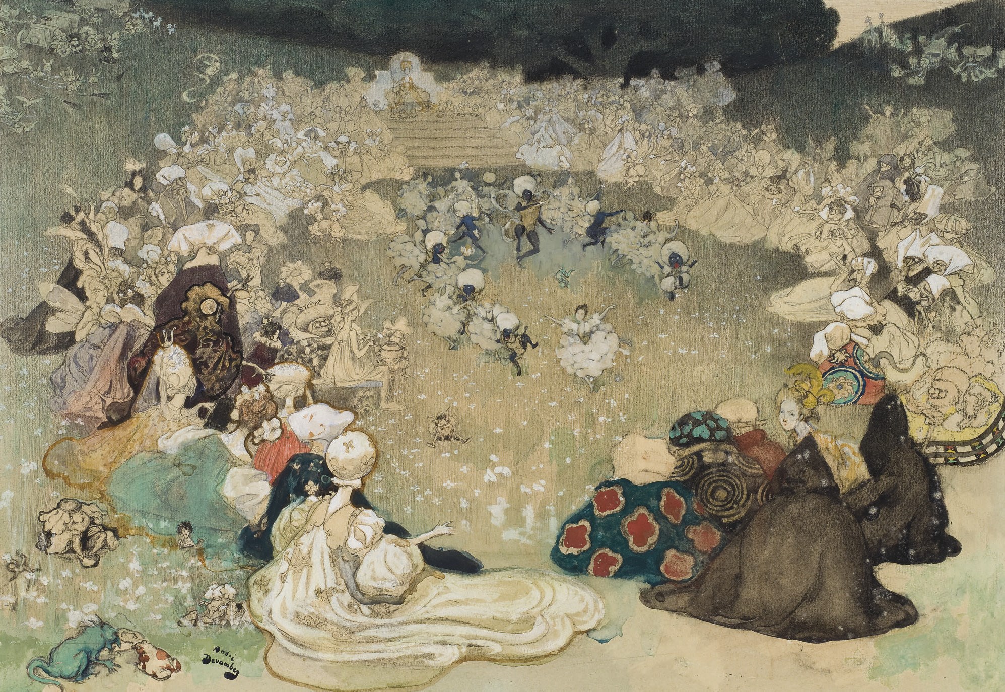 ANDRE-VICTOR-EDOUARD DEVAMBEZ (PARIS 1867-1943)