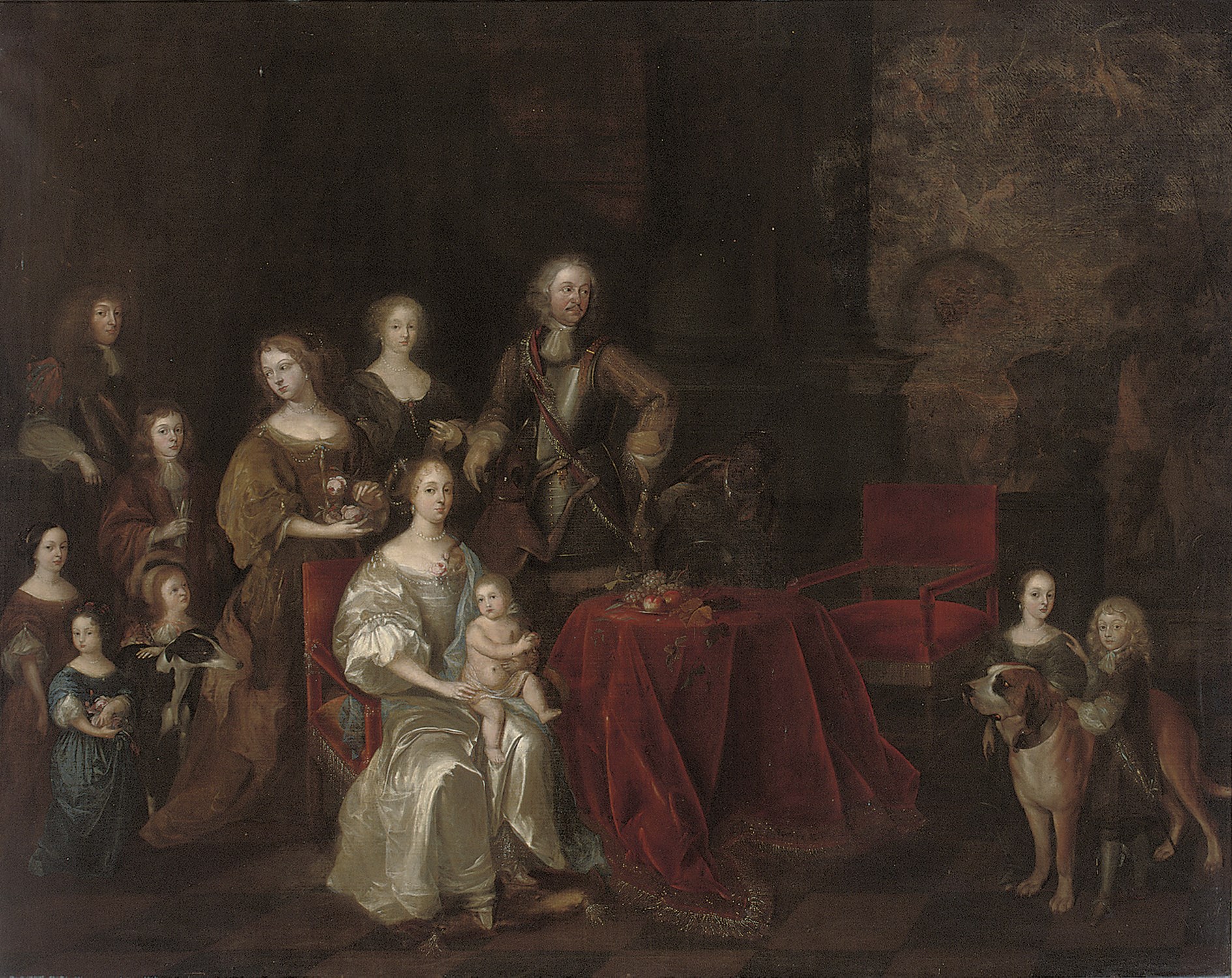 Circle of Gonzales Coques (Antwerp 1614-1684)