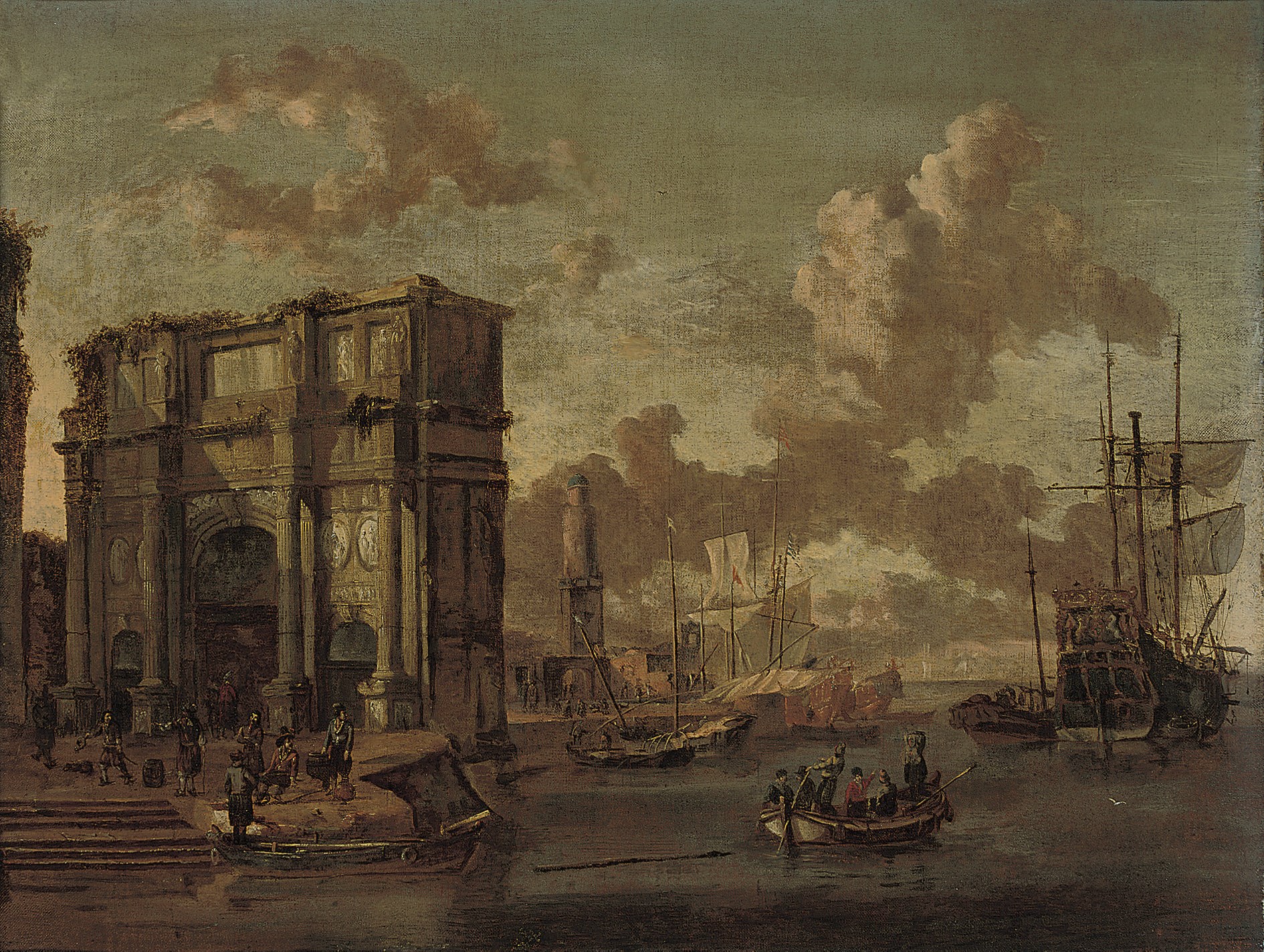 Attributed to Abraham Storck (Amsterdam 1644-1708)