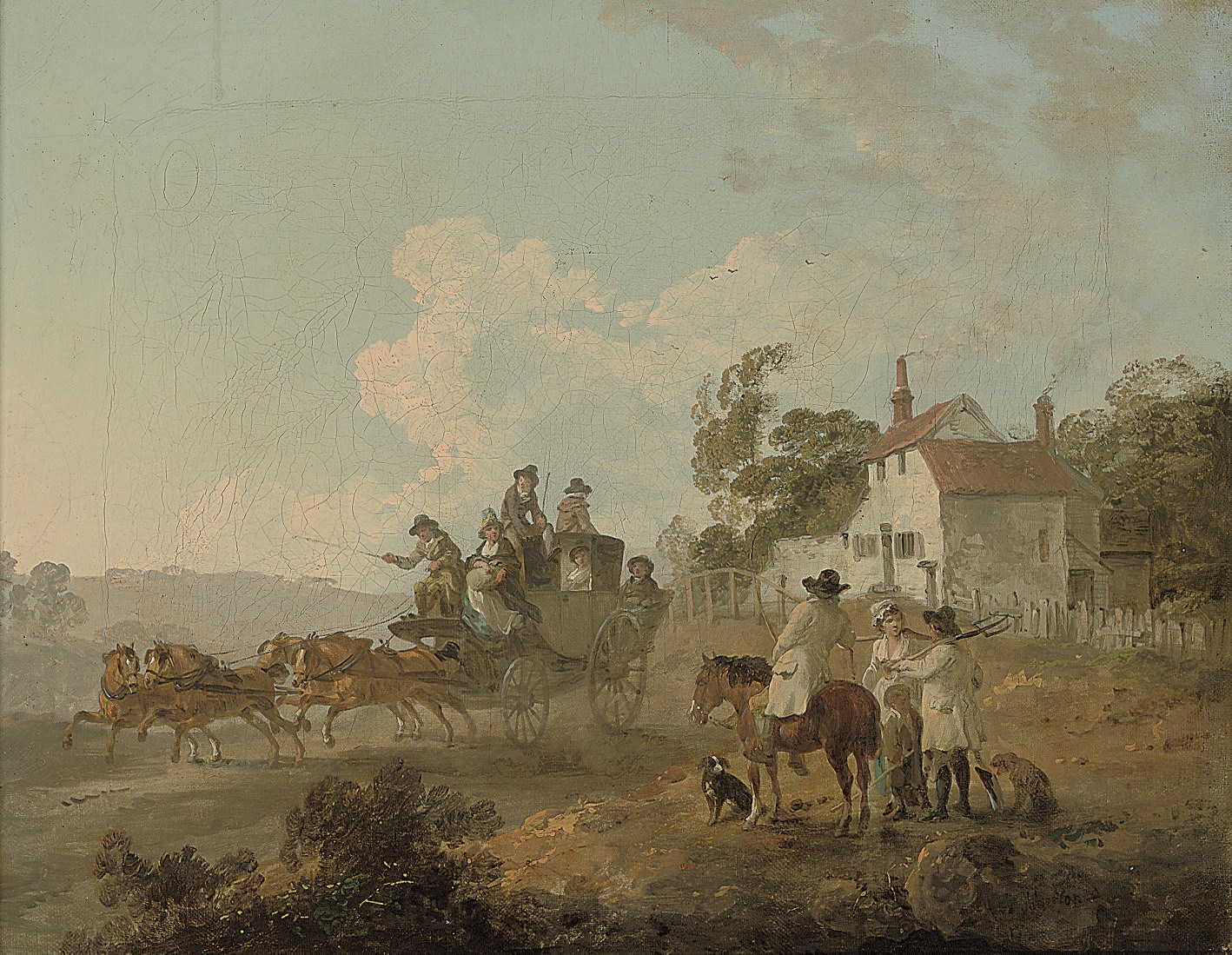 Julius Caesar Ibbetson (Leeds 1759-1817 Masham, Yorkshire)
