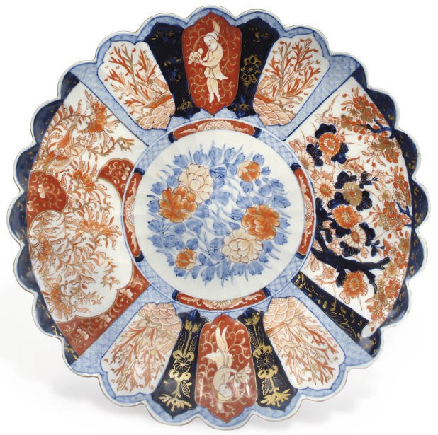 A Japanese large imari charger