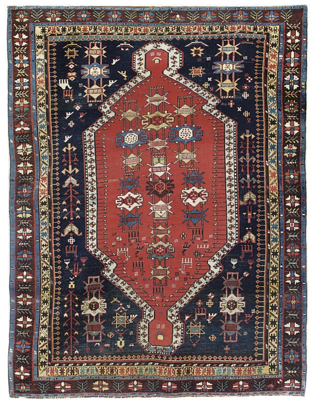 An unusual Shirvan rug