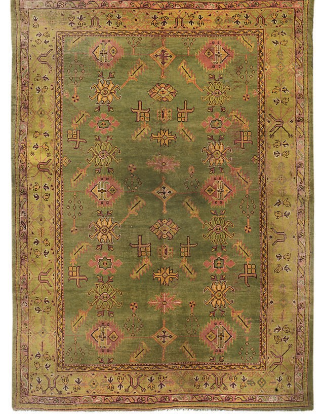 An antique Ushak carpet