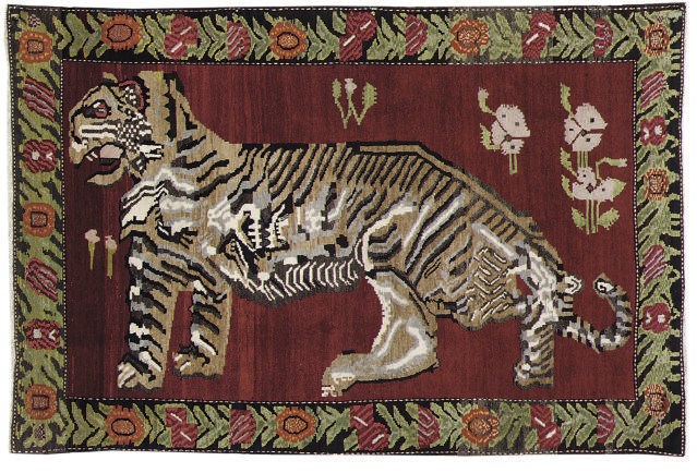 An unusual Karabagh rug