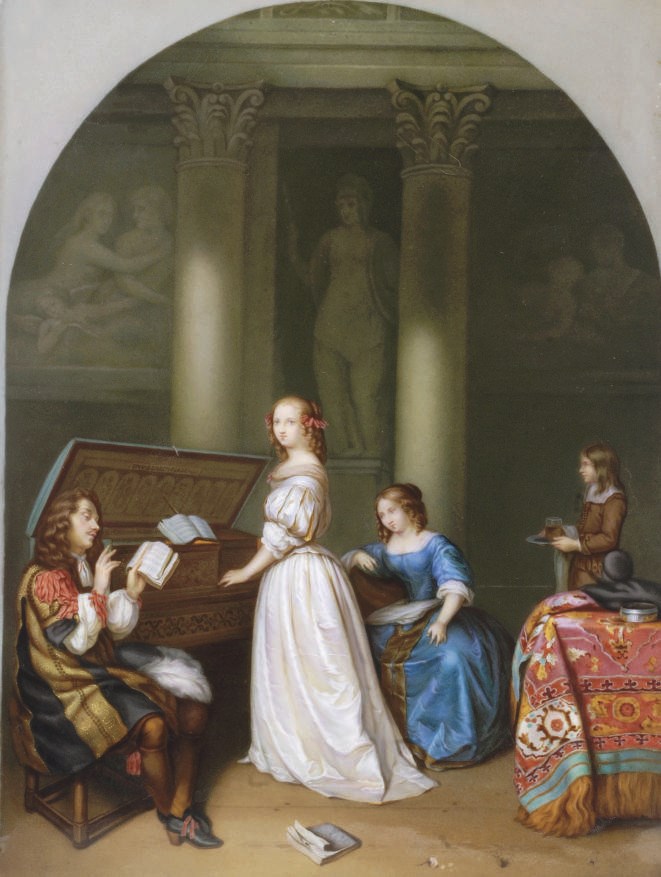 A MEISSEN PLAQUE