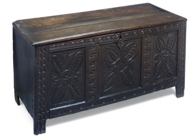 A WEST COUNTRY OAK CHEST