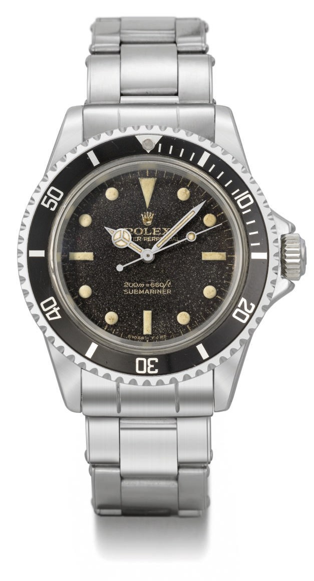 Rolex. A stainless steel self-winding water-resistant wristwatch with sweep centre seconds and bracelet