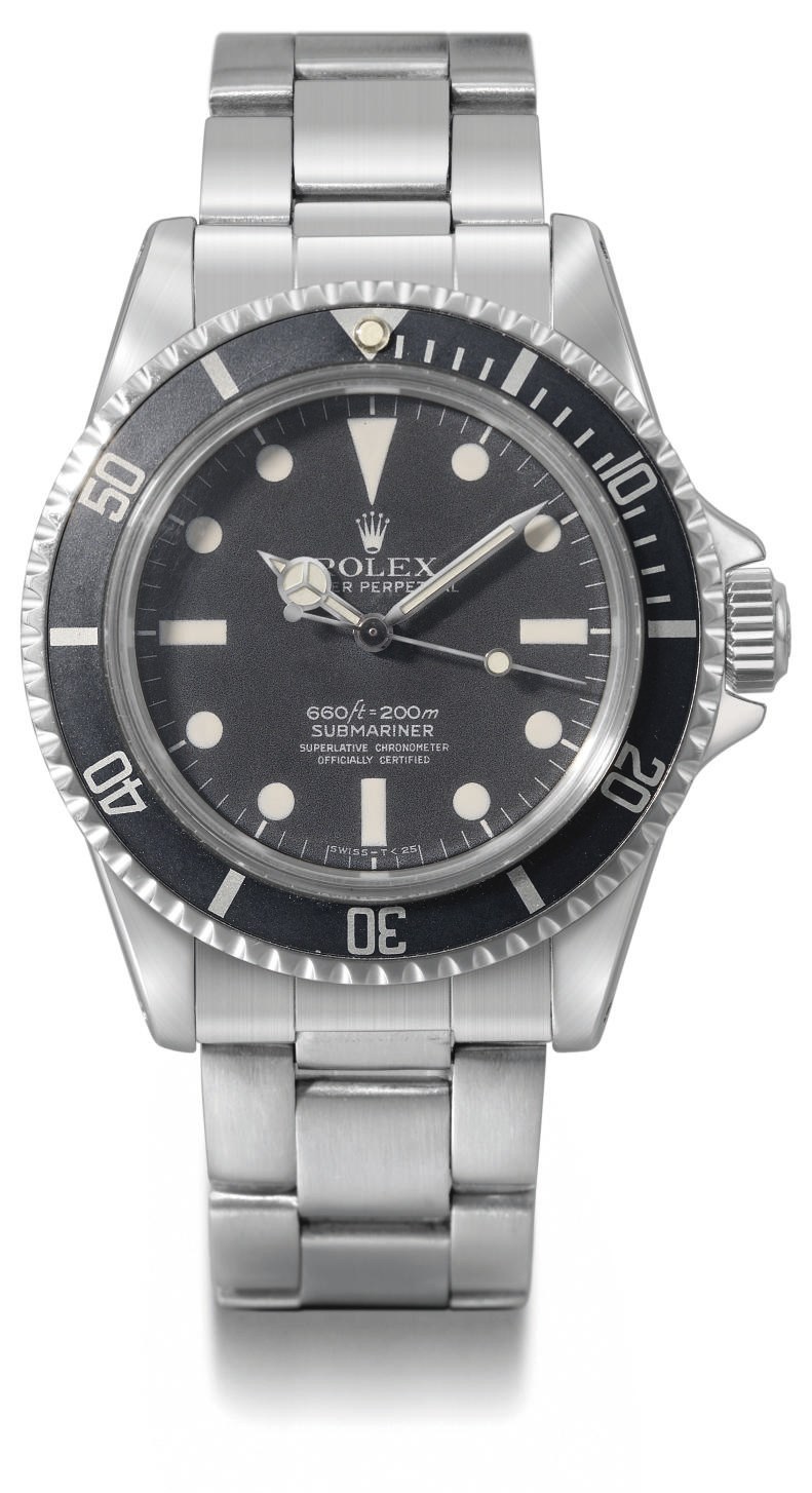 Rolex. A stainless steel self-winding water-resistant wristwatch with sweep centre seconds and bracelet