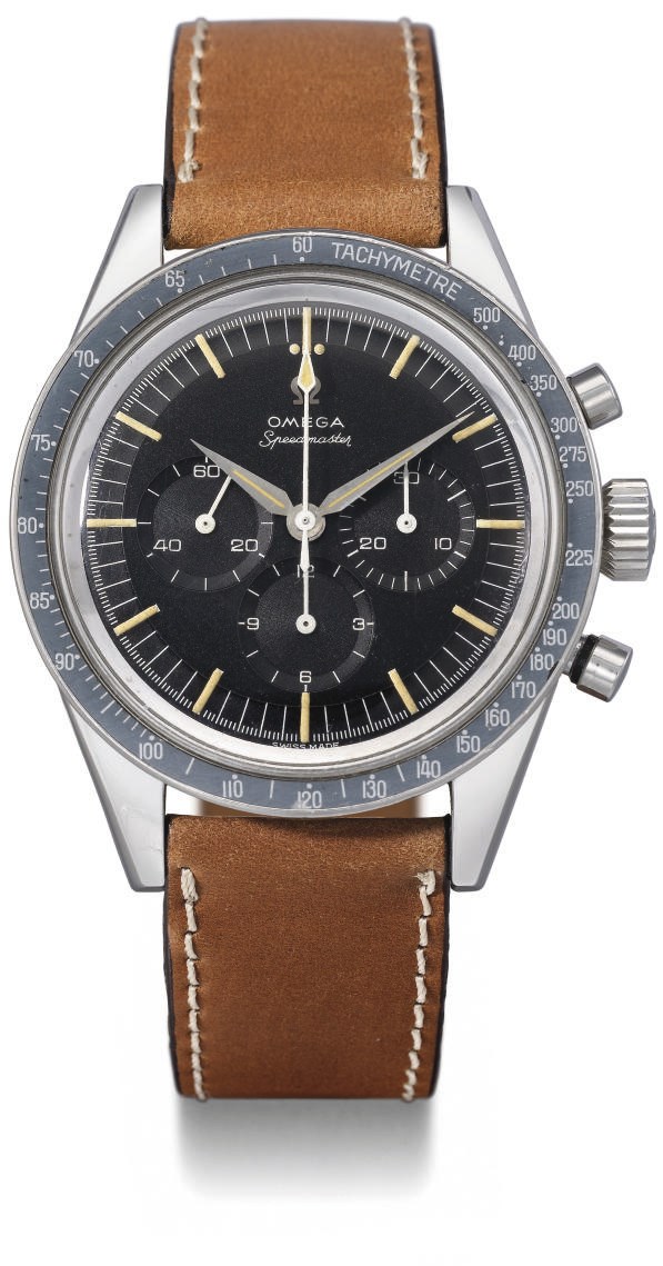 Omega. A stainless steel water-resistant chronograph wristwatch