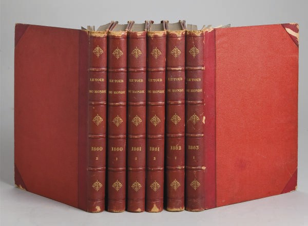 [MARINE & LITTERATURE] - Importante réunion de 235 livres, la plupart reliés dont :