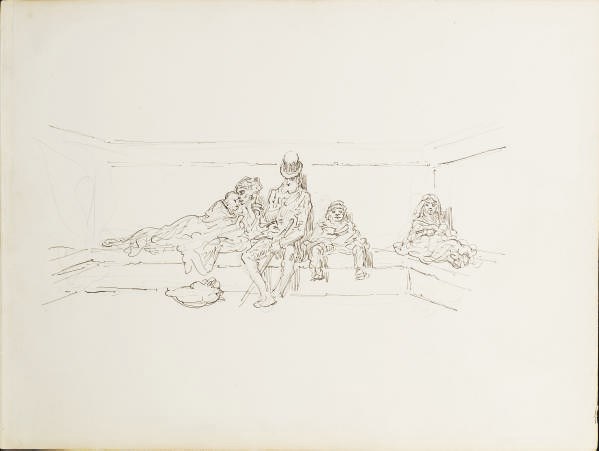 GUSTAVE DORÉ (1832-1883) La Nymphe et la source
