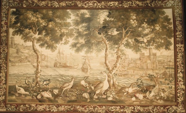 TAPISSERIE D'AUBUSSON VERS 1890